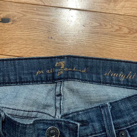 7 For all mankind blue jeans - Picture 4 of 7